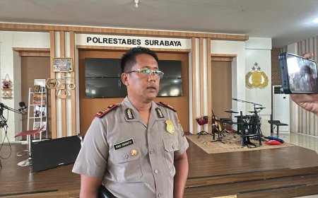 Tim URC Polrestabes Surabaya Amankan 2 Tersangka Curanmor Milik Kurir