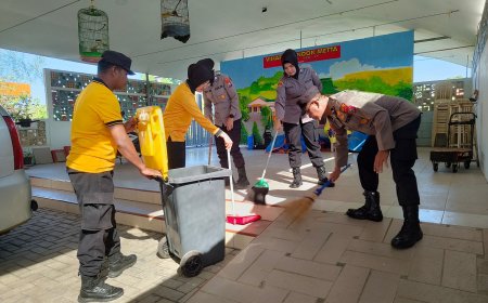 Polres Malang Tebar Kepedulian Lewat Bakti Religi di Vihara Lawang