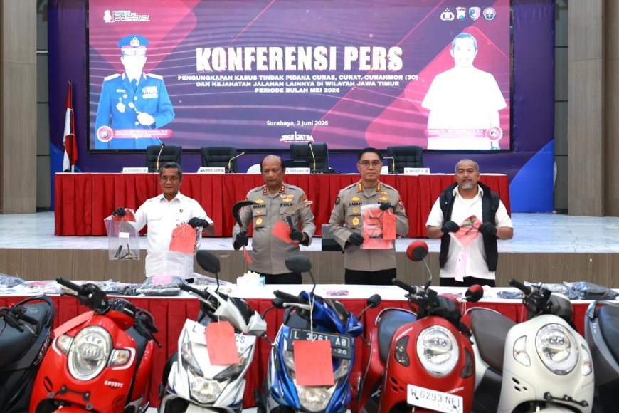 Polda Jatim Tunjukkan Kinerja Nyata dalam Pemberantasan Kriminalitas